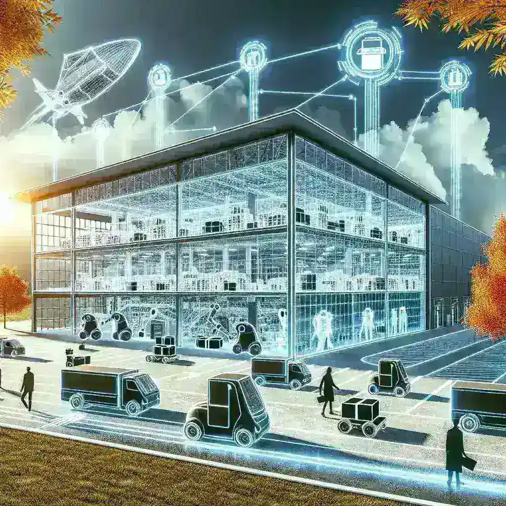 "Amazon Robotics Fulfillment Lab opening in Ohio, showcasing advanced automation technology and efficient warehouse operations, September 2023."